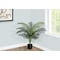 Monarch Specialties Artificial Plant, 34" Tall, Palm Tree, Indoor, Faux, Fake, Floor, Greenery, Potted, Real Touch I 9539 - alternate 2